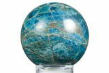 Bright Blue Apatite Sphere - Madagascar #334063-1